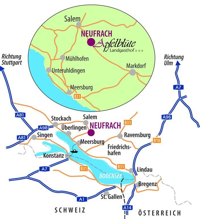 Apfelbluete Bed & Breakfast 8 Km Vom Bodensee Salem  Luaran gambar
